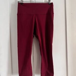 NOBULL Burgundy 25” Leggings